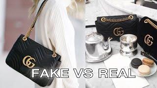 GUCCI MARMONT BAG || Original vs Fake || Gucci Comparison #gucci bag