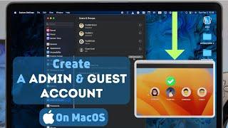 How to Add A New User Login on MacBook Pro/Air M1 [Create Admin Account]