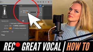 How to Record Vocals in Garageband | iMac/ios (2022) | Easy Tutorial!