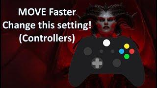 Diablo IV - Move FASTER on Controller - Quick Settings Tip