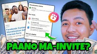 Paano Ma-Invite Sa Content Monetization Beta Full Guide #facebook #update #today #monetization #new