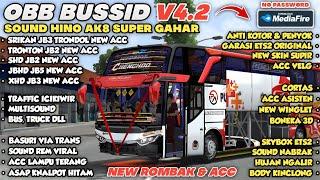 KEREN CUY COBAIN OBB BUSSID V4.2 TERBARU SOUND HINO AK8 SUPER GAHAR | GRAFIK RASA ETS2