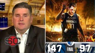 Luka Doncic is UNREAL - Brian Windhorst on Mavs star triple-double 40 Pts to Mavs crush Jazz 147-97