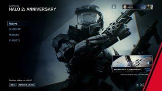 Halo 2 Anniversary Game Main Menu Theme Songs (Halo TMCC) | ( 60fps )