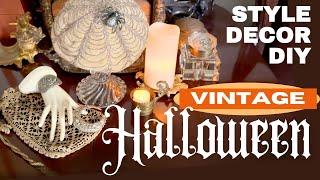 HALLOWEEN DIY & THRIFT HAUL  VINTAGE HALLOWEEN DECOR