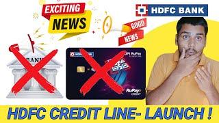 HDFC UPI credit line Launch! UPI HDFC flexi pay Paylater! Credit line new update HDFC Bank!