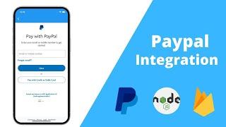 Flutter Paypal Payment Integration using Firebase Cloud Functions and NodeJs