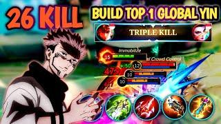 BUILD YIN TERSAKIT BRUTAL 26 KILL YIN HYPER MLBB