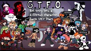 Friday Night Funkin' : GTFO, but every turn a different character faces their fears (BETADCIU)