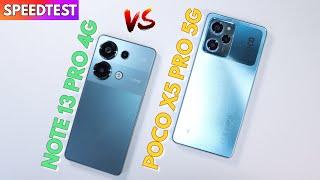 Speed Test Redmi Note 13 Pro vs POCO X5 PRO 5GHelio G99 Ultra vs SD 778GCuál es más rápido?