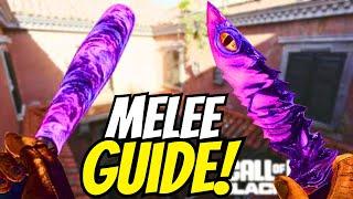 How to Unlock Dark Matter on the Knife & Baseball Bat - Complete Melee Camo Guide!