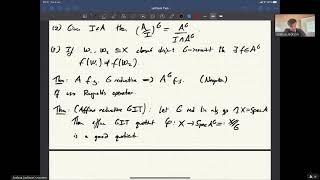 EMGW01 | Dr. Joshua Jackson | Geometric invariant theory: reductive and non-reductive (Lecture 2)