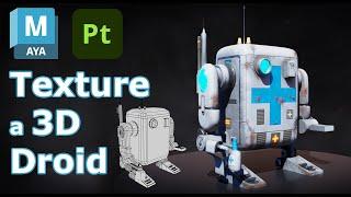 Texturing a Star Wars-Inspired Droid in Autodesk Maya and Substance Painter