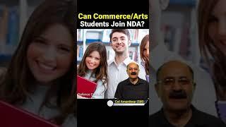 Can Commerce/Arts Student Join NDA by Col Amardeep(SM) #shorts