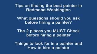 Redmond House Painter