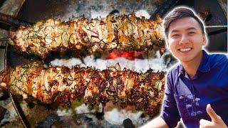 Grilled BLACK PORK in a SPECIAL style of the Dao | Ha Giang Tourism # 4