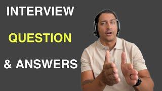 Medical Sales Interview Question Series EP01