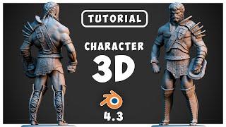 3D Gladiator Character Creation: Tips and Techniques for Stunning Designs! | Blender 4.3 Tutorial