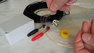 RANDOM WIRE ANTENNA with 9:1 UnUn home made (part 1)