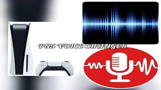 PS5 VOICE CHANGER