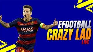 LETS PUSH TO DIVISION 1 | CRAZY LAD LIVE #efootball #efootballmobile