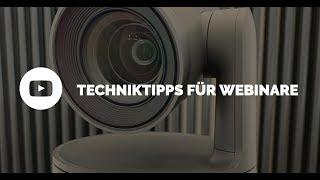 Techniktipps: Mikrofone und Kameras für Webinare