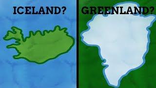 Are Iceland & Greenland's Names Mixed Up?