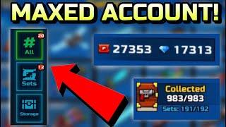 FULLY MAXED Account Tour! (Everything UNLOCKED) | Pixel Gun 3D