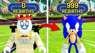 NOOB to PRO in Roblox Sonic Speed Simulator!