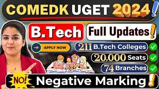 COMEDK 2024 BTech Entrance ExamCOMEDK 2024 Exam Date, Latest Updates #COMEDK #COMEDK2024 #BTech2024