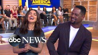 Priyanka Chopra and Blair Underwood Talk 'Quantico' Premiere