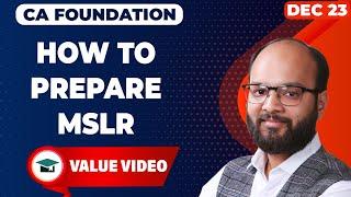 How to Prepare CA Foundation Maths, Stats & LR | 60+ Marks Guaranteed in Maths, Stats & LR | ICAI