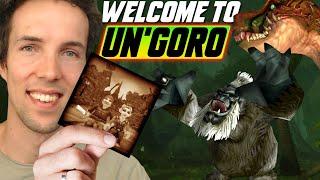 Grubby traverses Un'Goro Crater, oping to not meet King Mosh! - WoW Classic