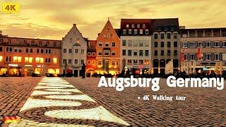 Augsburg Germany |Augsburg 4K Walking tour ｜Augsburg walking 德国徒步旅遊