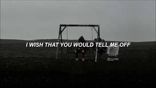 UPSAHL - Wish You'd Make Me Cry - Lyrics