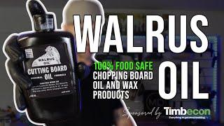 Transform Your Cutting Boards with Walrus Oil - The Ultimate Care Kit for a Safe and Stunning Finish