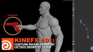 Houdini KineFX 101: Attach Object To Rig // Capture Packed Geometry
