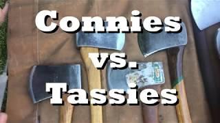 Connecticut vs Tasmanian Patterned Axes