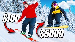 $100 Vs $5,000 Snowboards!