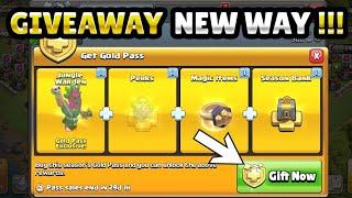 Gold Pass Giveaway New Way Gift Gold Pass to Friends Through Supercell Store#Clashofclans#Shorts