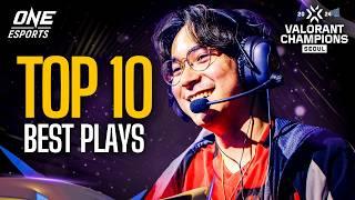 The 10 BEST PLAYS of VCT Champions Seoul SO FAR