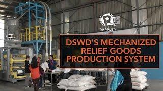 DSWD's mechanized relief goods production system