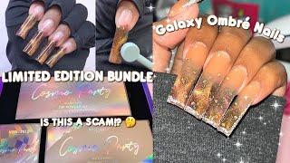 TRYING MODELONES LIMITED EDITION COSMO COLLECTION  | GALAXY OMBRE NAILS | REFLECTIVE NAILS