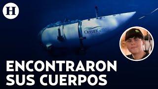 Hallan presuntos restos humanos y residuos del submarino Titán, tras implosión catastrófica