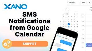 Send SMS Text Notifications for Google Calendar Events