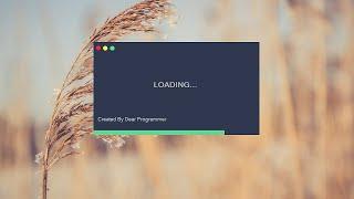 How to Create Modern Splash Screen with Progress Bar using C# | Visual Studio Tutorials