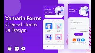 XamDesign Xamarin Forms Chased Home UI Design (GitHub Code)