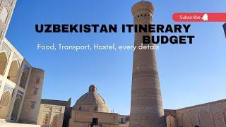 Uzbekistan tour from India | Uzbekistan Itinerary | Uzbekistan Budget for Indian | Cheapest Country