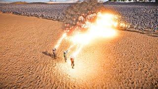 3 FIREBOMB ARCHERS VS 1,200,000 ZOMBIES - Ultimate Epic Battle Simulator 2 | UEBS 2