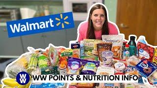 HUGE Healthy WALMART Grocery Haul | WW points & calories | My Weight Loss Journey | Back on TRACK